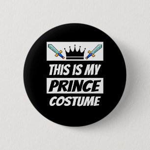 Retro Prince Costume Fun Halloween Costume Men Kid 6 Cm Round Badge