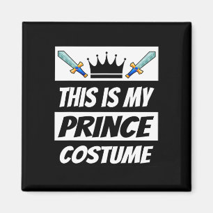 Retro Prince Costume Funny Halloween Costume Men K Magnet