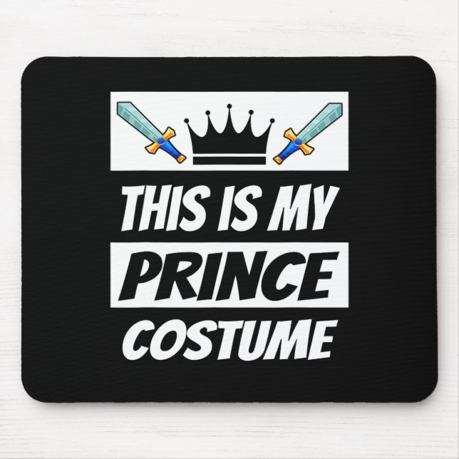 Retro Prince Costume Funny Halloween Costume Men K Mouse Mat (Front)