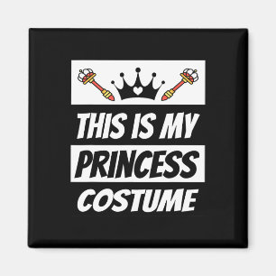 Retro Princess Costume  Halloween Costume  Magnet