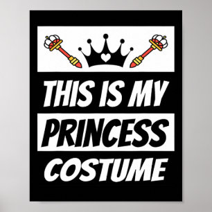 Retro Princess Costume Halloween Costume Poster