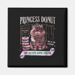 Retro Princess Donut Dungeon Crawler Carl Book Lov Magnet