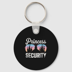 Retro Princess Security Protection Castle Men Wome Key Ring