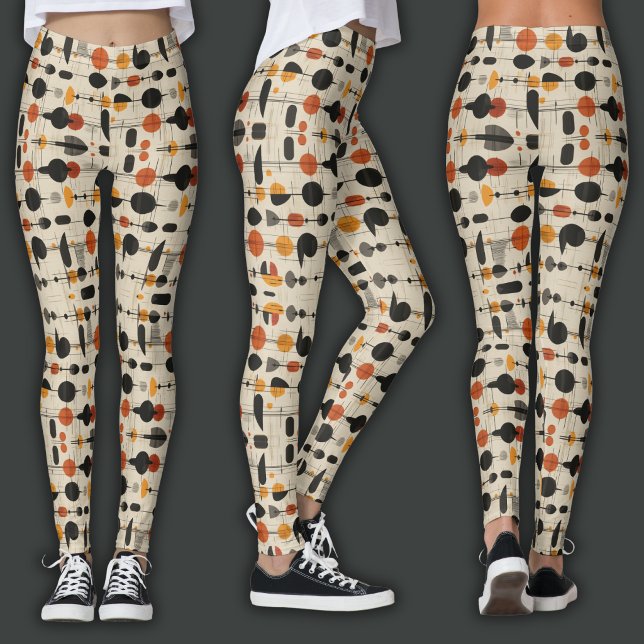 Retro Print | Atomic Age Leggings (Creator Uploaded)