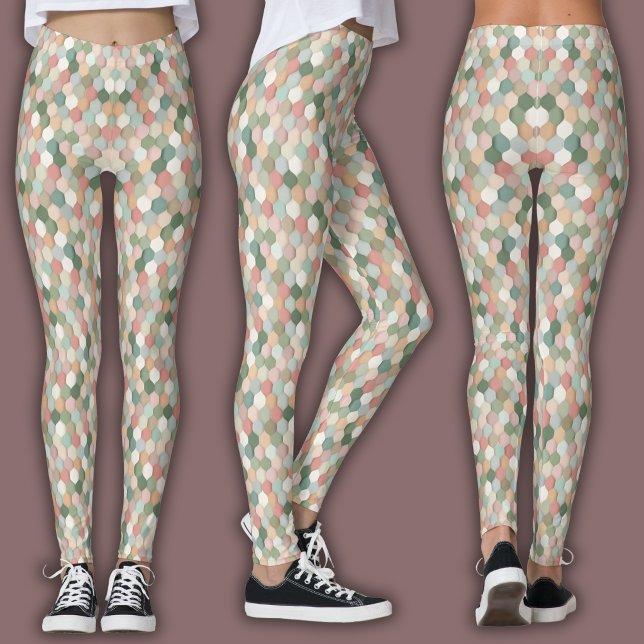 Retro Print | Honeycomb Leggings (Creator Uploaded)