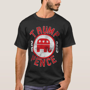Retro Pro-trump Pence Republican Elephant Make Lib T-Shirt