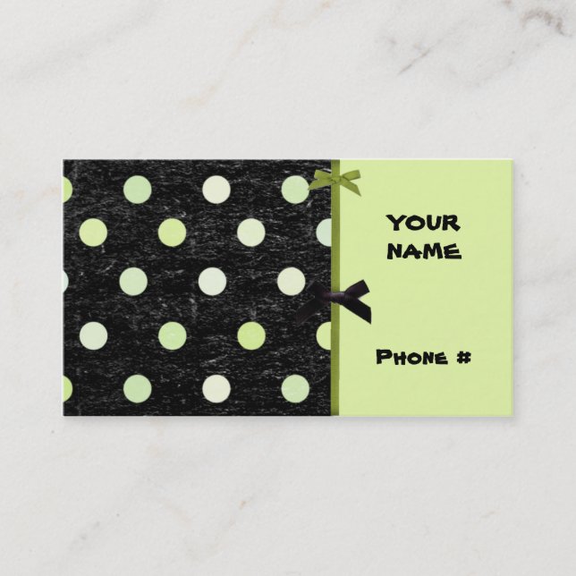 Retro Profile and/or Business Card (Front)