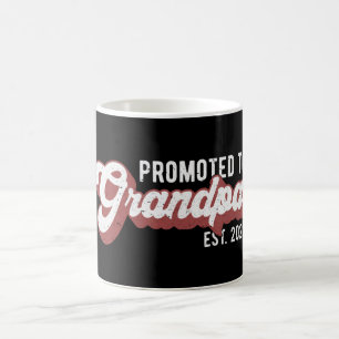 Retro Promoted to Grandpa Est. 2020 Coffee Mug