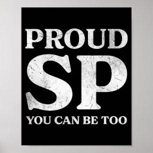 Retro Proud Sp Anti Scientology Funny Quote Idea Poster