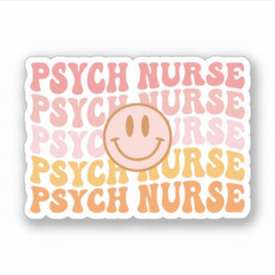 Retro Psych Nurse, Gift for Psychiatric Nurse