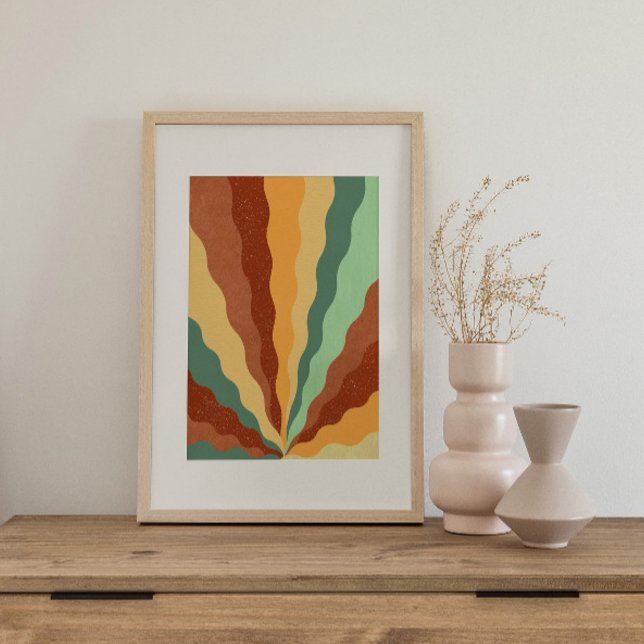 Retro psychedelic Groovy Colorful poster (Creator Uploaded)
