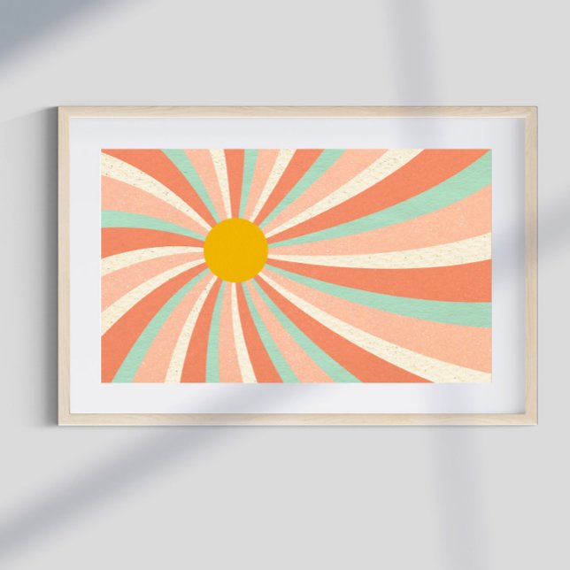 Retro psychedelic Groovy Colorful poster (Creator Uploaded)