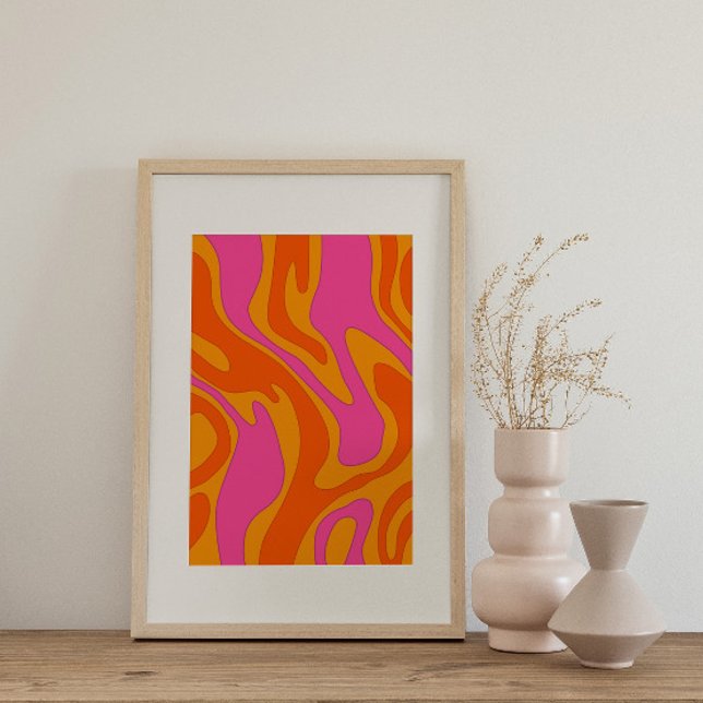 Retro psychedelic Groovy Colorful poster (Creator Uploaded)