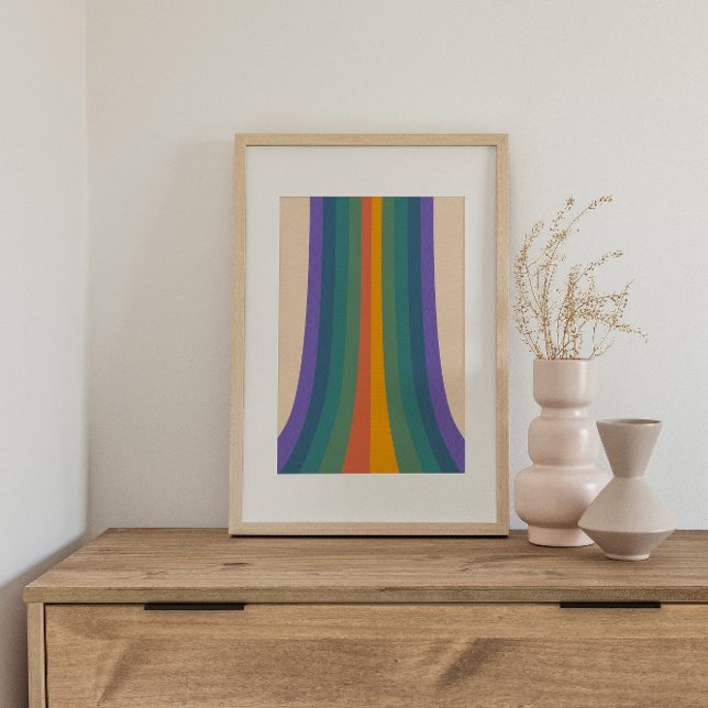 Retro psychedelic Groovy Colourful poster (Creator Uploaded)