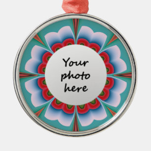 Retro Psychedelic Mandala Bloom Abstract Art Metal Tree Decoration