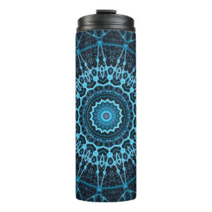 Retro Psychedelic Mandala Trippy Hippie Boho Thermal Tumbler