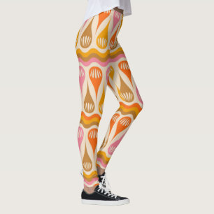 Retro Psychedelic Mandala Yoga Pants Colourful