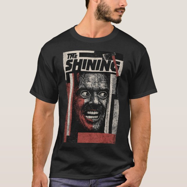 Retro Psychological Horror Film Art T-Shirt (Front)