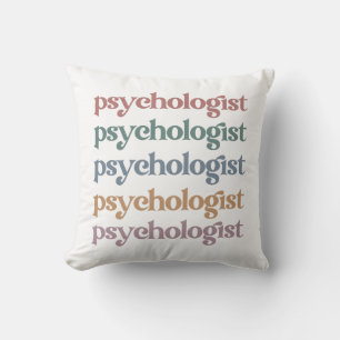 Retro Psychologist Psychology Student Graduation Cushion