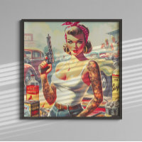 Retro Pulp Pin-up