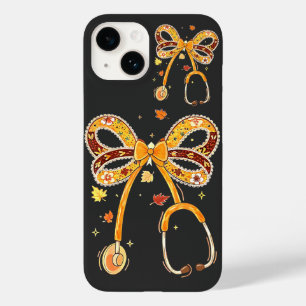 Retro Pumpkin Nurse Life Stethoscope Fall Autumn Case-Mate iPhone 14 Case