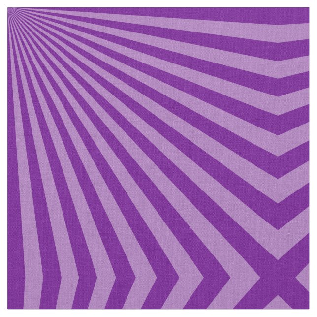 Retro Purple Sun Rays Background Fabric (Close Up)