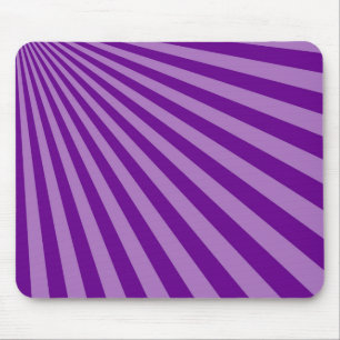 Retro Purple Sun Rays Background Mouse Mat