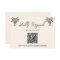 Retro QR Code Hand Written Drawn Quirky Wedding
