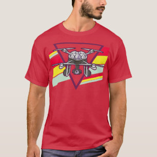 Retro Quadcopter Drone Pilot Vintage Flying 1 T-Shirt