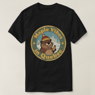 Retro Quebec Maple Syrup T-Shirt