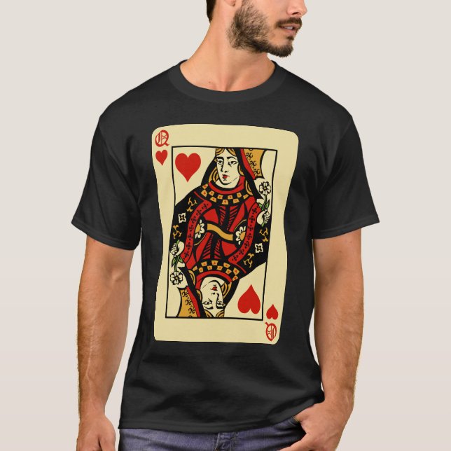 Retro Queen of Hearts T-Shirt (Front)
