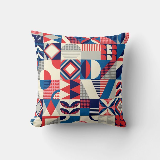 Retro Quilting Cushion (Front)