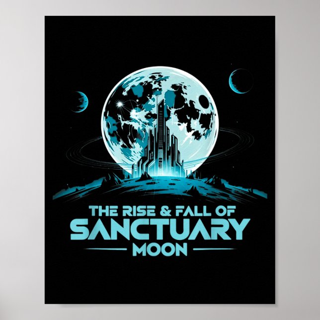 Retro Quote The Rise And Fall Of Sanctuary Moon Cl Poster (Front)