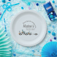 Retro Racing Cars Moon Stars Third Birthday