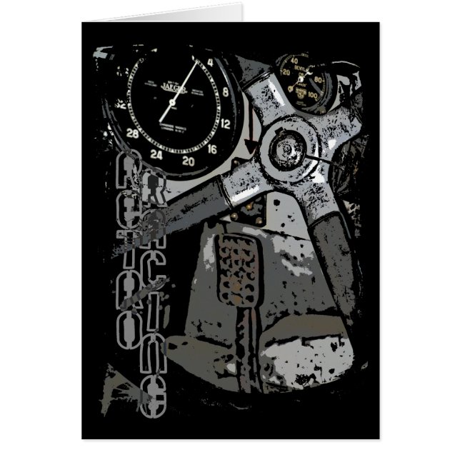 Retro Racing Oldtimer Details Graphic Design (Front)