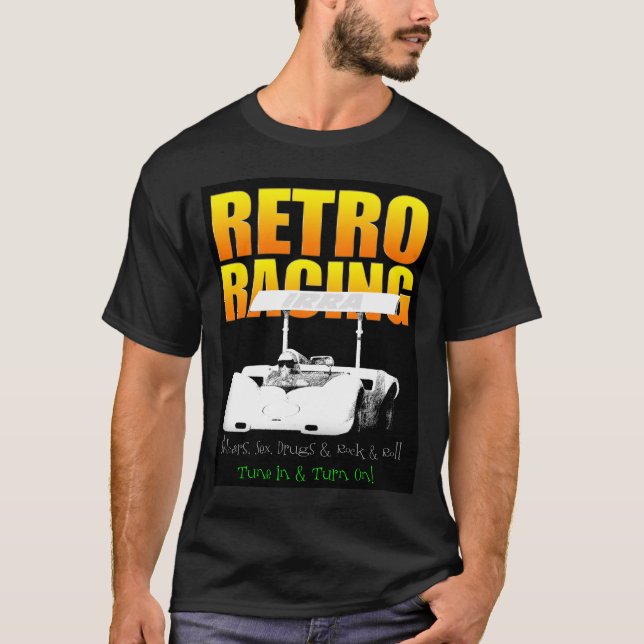 Retro Racing T Shirt (Front)