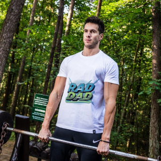 Retro Rad Dad - Electric Cool Father’s Day Gift T-Shirt