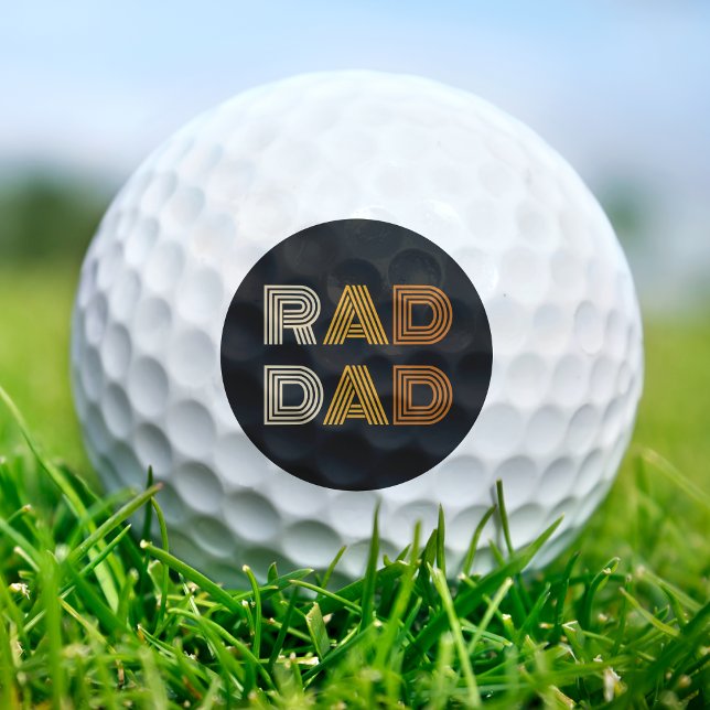 Retro Rad Dad Golf Balls (Retro Rad Dad Golf Balls
)