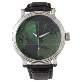 Retro Radar Screen Watch
