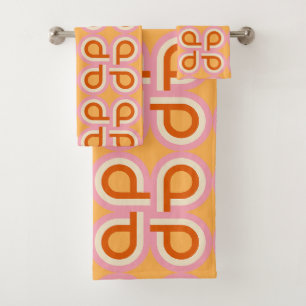 Retro Radiance Bath Towel Set