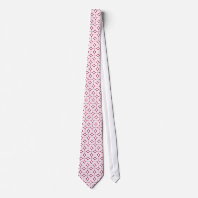 Retro Radiance Tie, Pink Tie (Front)