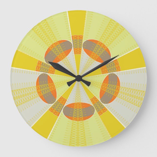 Retro Radiance Wall Clock (Front)