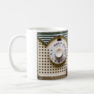 Retro radio coffee mug