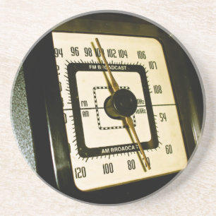 Retro Radio Dial 02 Coaster