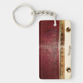 Retro radio key ring