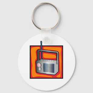 Retro Radio Key Ring