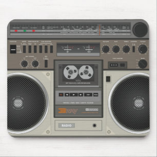 Retro Radio Mouse Mat