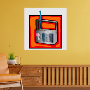 Retro Radio Poster