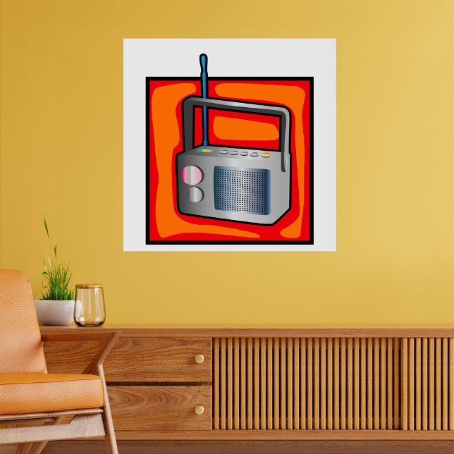 Retro Radio Poster (Creator Uploaded)