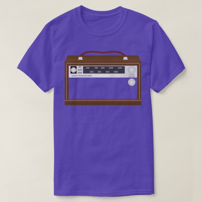 Retro Radio Vintage Radio Radio 2 T-Shirt (Design Front)
